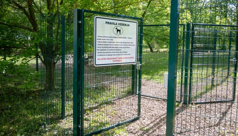 Kaj se dogaja s pasjim parkom na Ptuju? Uporabniki opozarjajo na drevesa in ograjo