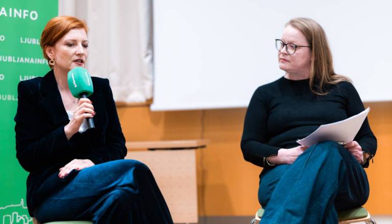 FOTO in VIDEO: Asta Vrečko: »Ukinitev obveznega prispevka bi lahko ogrozila obstoj RTV Slovenija in močno prizadela kulturni sektor«