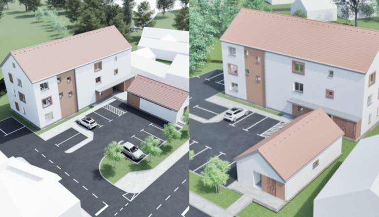 FOTO: V eni najmanjših pomurskih občin bo zraslo deset stanovanj, razkrivamo, kako bodo izgledala