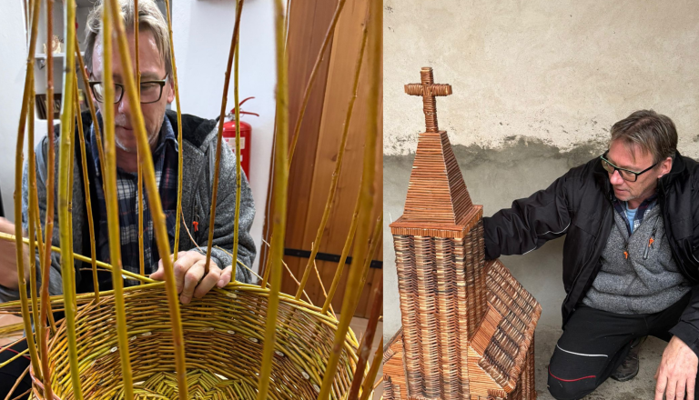 Pomurec vpisan v register dediščine, že 40 let plete zgodbe iz šibja