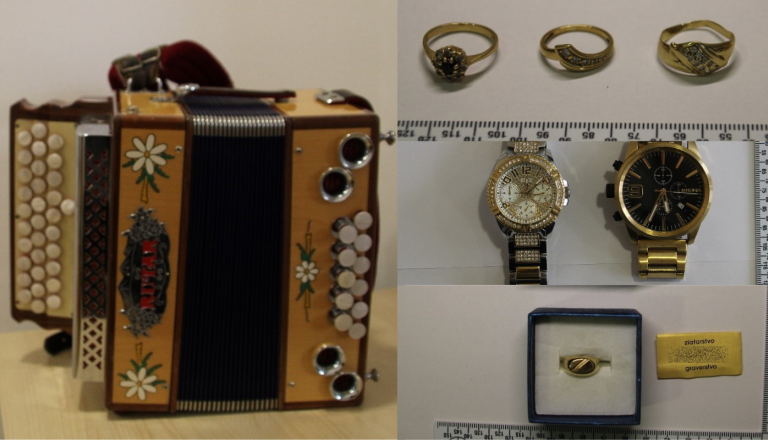 Štajerski policisti s pomočjo občanov izsledili serijske vlomilce. Poglejte, kaj vse so jim zasegli v hišnih preiskavah