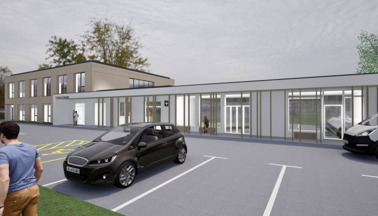 Pozor! V Majšperku začetek gradnje novega zdravstvenega centra, parkirišča na Bregu začasno ukinjena