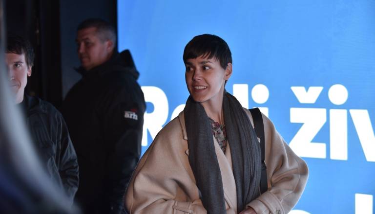 FOTO in VIDEO: Prvi utrinki iz štaba Gibanja Svoboda, opazili smo Saro Žibrat 