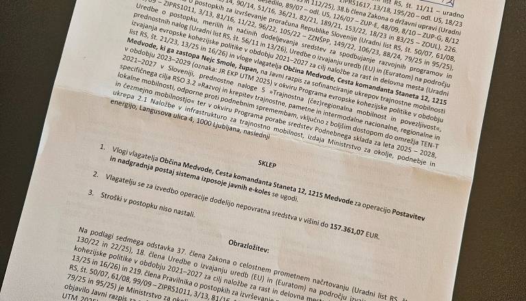 Medvode dobile evropski denar: Kaj bodo naredili z njim?