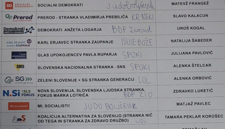 Neveljavne glasovnice: Kje na Dolenjskem jih je bilo največ? 