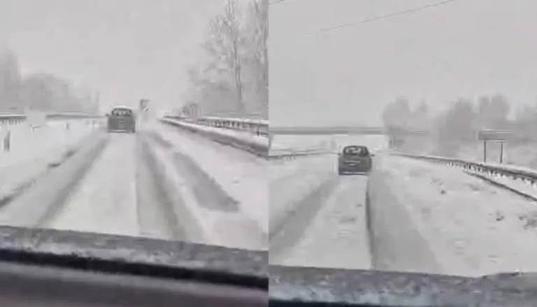 Pripravite se na vrnitev zime! Dars poziva k previdnosti zaradi četrtkovega sneženja