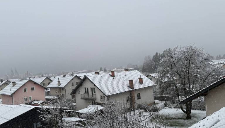 FOTO: Napovedi vremenoslovcev so se uresničile, ponekod sneži do nižin