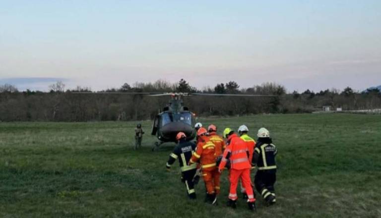 Zaradi ugriza kače aktivirali helikopter