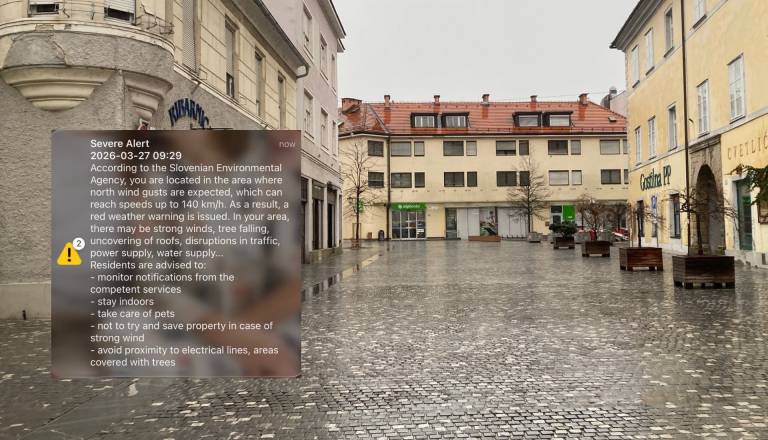 Ptujčani znova prejeli opozorilo SI-Alarm: zaradi močnega vetra priporočilo, naj ostanejo doma
