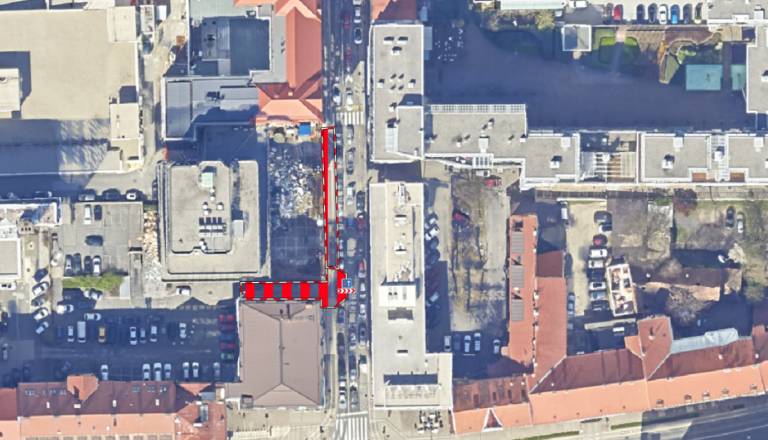 Pozor, zapora središču Maribora: Cankarjeva ulica delno zaprta več kot mesec dni