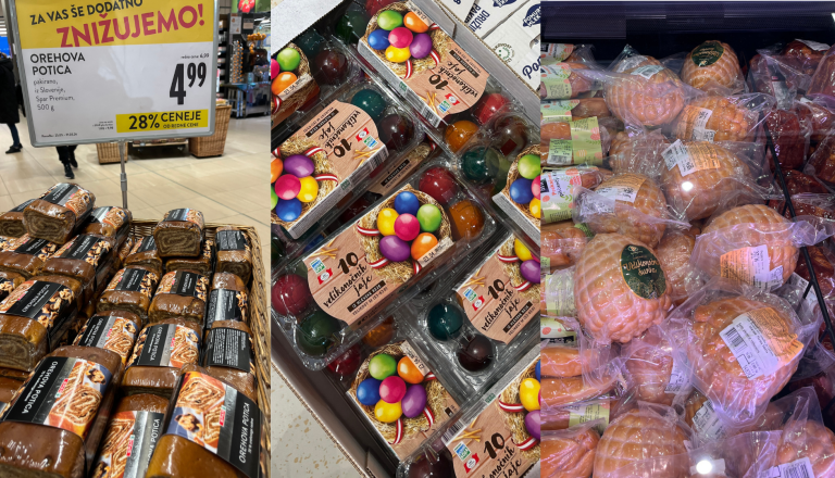 Koliko boste letos odšteli za velikonočno mizo? Preverili smo cene jajc, šunke, hrena in potice