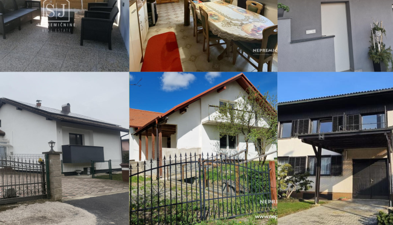 To so hiše, ki se na novo prodajajo v Pomurju 