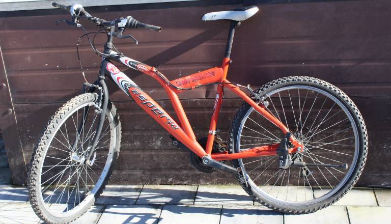 Pogrešate oranžno gorsko kolo? Obrnite se na policijo