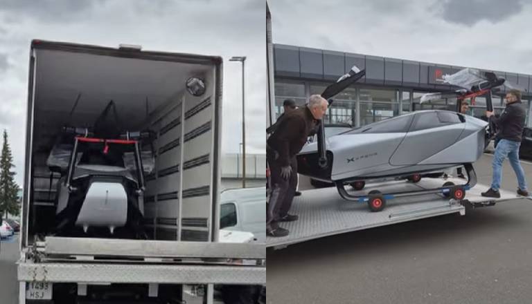 Leteči avto prispel v Maribor