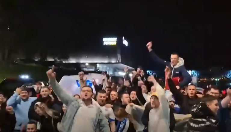 VIDEO: Bučno slavje Bosancev v Mariboru po zmagi nad Italijo