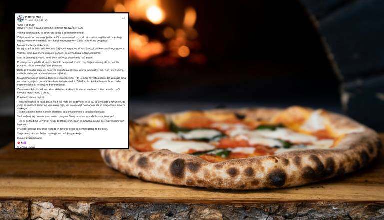 Mariborska picerija z jasnim sporočilom: »Dost je blo«