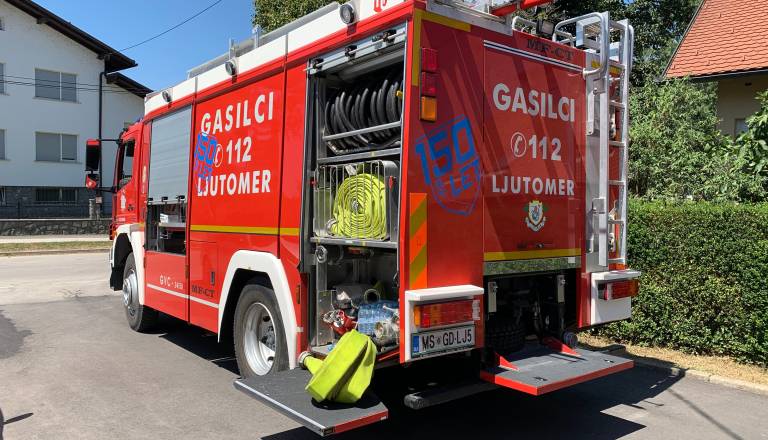 V Ljutomeru zagorelo v podjetju Komptech