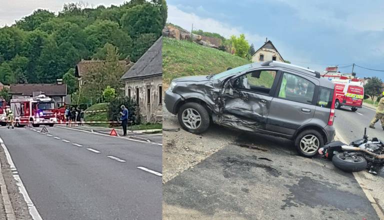 Tragedija: 23-letni motorist umrl, 19-letnik poškodovan