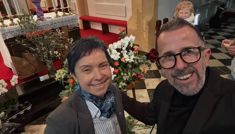 Gorenjski ponos v velikonočnem Vatikanu: Sabina in Peter krasita baziliko sv. Petra