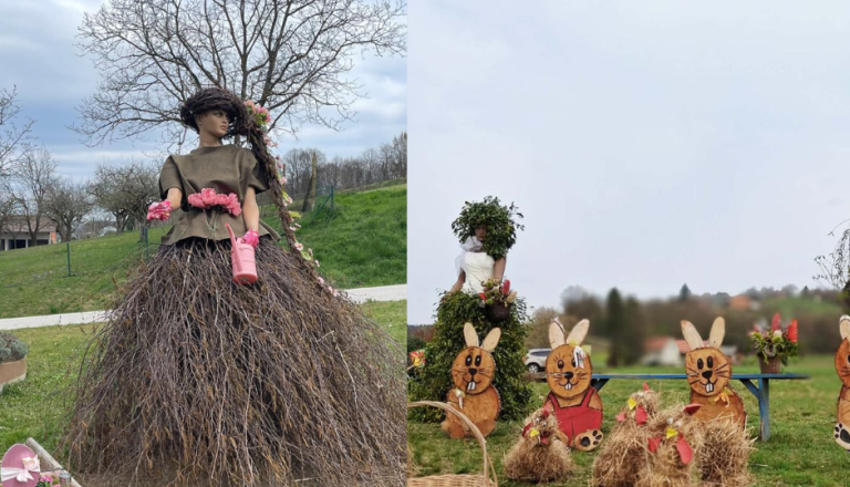 FOTO: Prekmurske vasi zasijale v velikonočni podobi