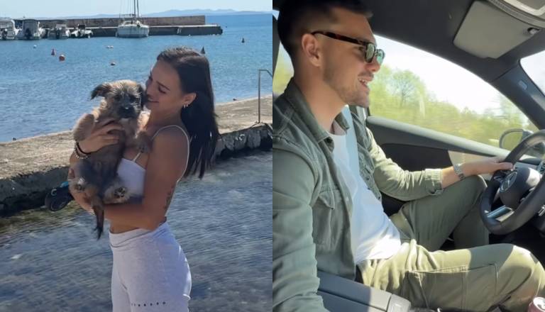 Kaja Casar in njen Karlo na romantičnem oddihu, pridružil se jima je tudi ...