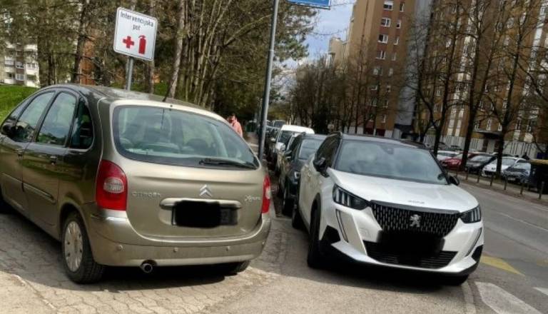 V Ljubljani avti na pločnikih, pešci pa na cesti: »Če ni redarjev, naj bodo povsod količki«