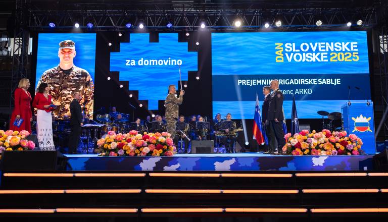 Obeležitev dneva Slovenske vojske z nepozabnim dogajanjem v Novem mestu »V službi domovine«