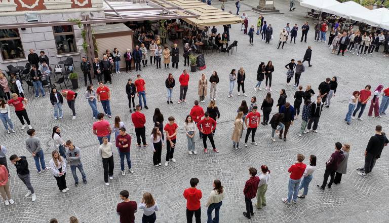 Vrnitev četvorke v središče Ptuja, pričakujejo okoli 300 dijakov