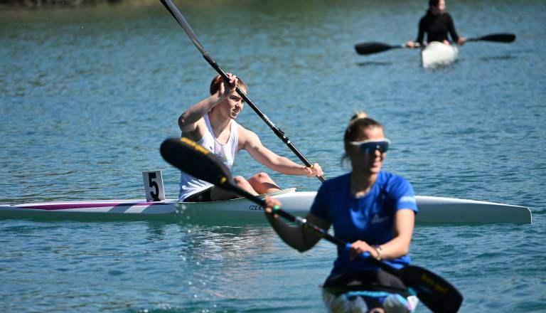 FOTO in VIDEO: Na Soboškem jezeru državno prvenstvo v sprintu na mirnih vodah