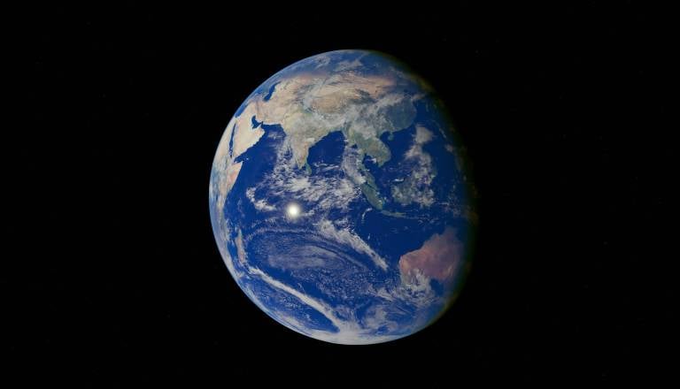 Prvi prizori Zemlje na poti proti Luni