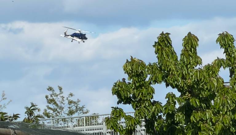 V zraku na soboško bolnišnico policijski helikopter. Kaj se dogaja?