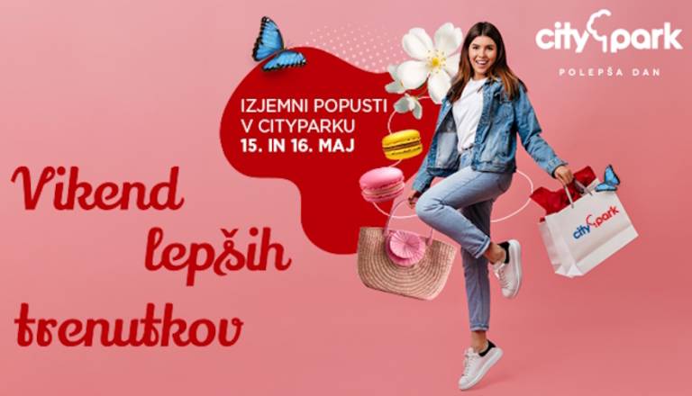 Citypark bo polepšal ta vikend s številnimi popusti 