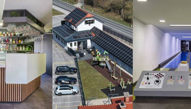 Naprodaj nenavaden kompleks ob Dravi: Kavarna, kegljišče, športni park in apartma v enem