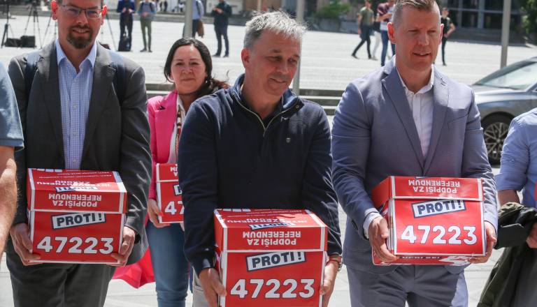 Referendumska pobuda proti zakonu v Državnem zboru, sindikati z rekordnim odzivom