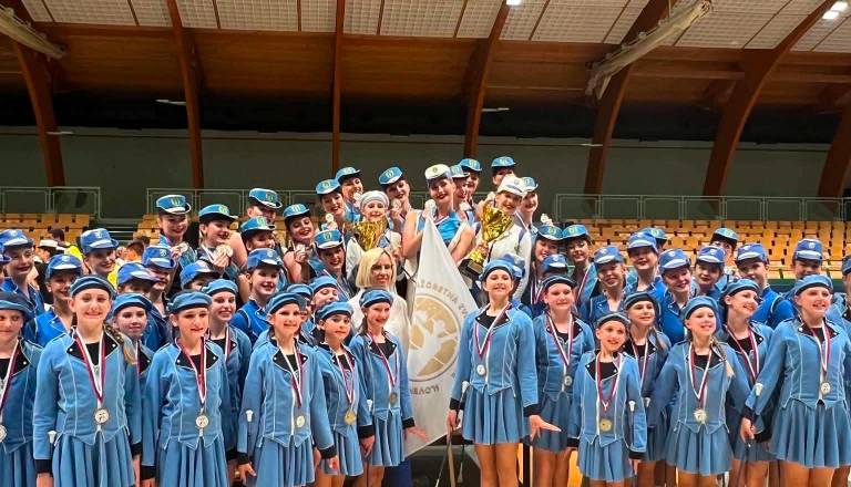 Trebanjske mažorete med najboljšimi v Sloveniji