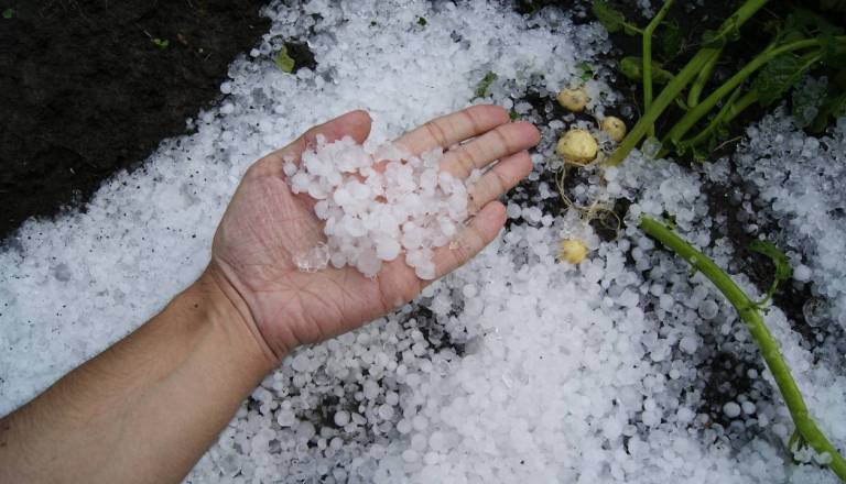 Pozor, na Gorenjskem velika verjetnost toče. Meteorologi izdali opozorilo