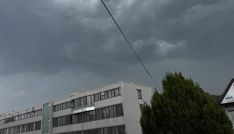 FOTO: Neurje se približuje Mariboru