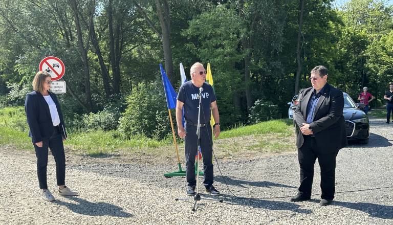Minister Novak v Pomurju: Zaključen eden največjih protipoplavnih projektov v Sloveniji