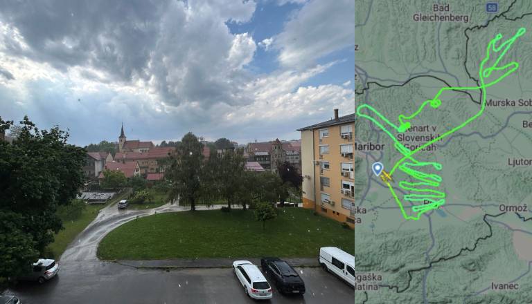 Protitočna obramba aktivna več kot pet ur, tudi na območju Ptuja