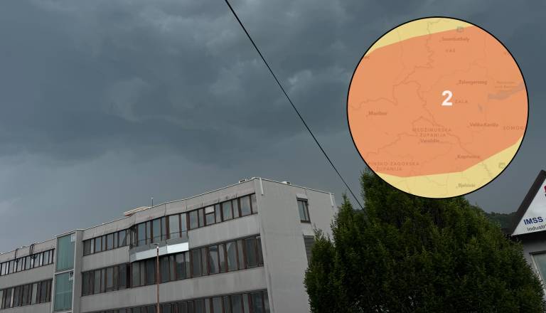 Meteorologi zvišali stopnjo nevarnosti za Štajersko: Grozijo vetrolomi, toča in nalivi