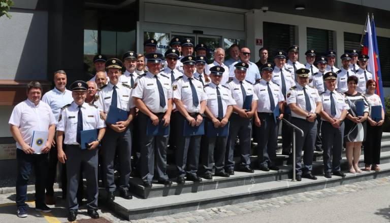 Policijska uprava Murska Sobota nagradila najbolj zaslužne