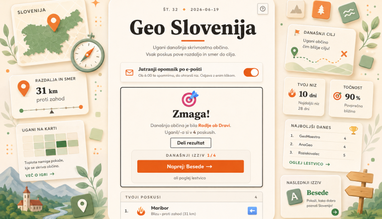 Uganite skrivnostno slovensko občino in preverite, kako dobro poznate Slovenijo