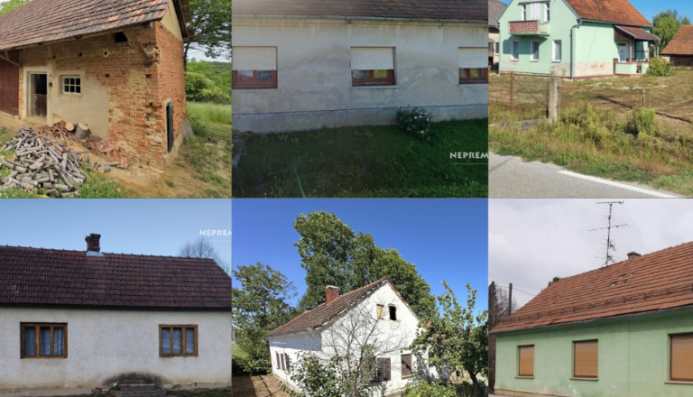 To so najcenejše hiše, ki se trenutno prodajajo v Pomurju
