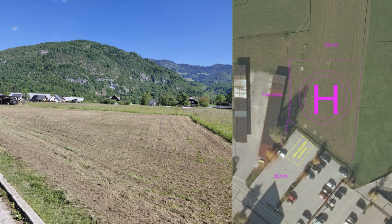 V Bohinju določili posebno mesto za reševalni helikopter