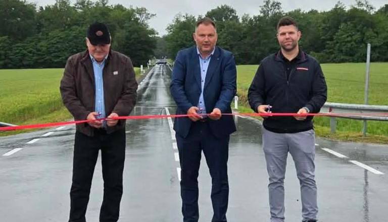 Obnovljena cesta med Polano in Markišavci, župan upa še na prenovo državne ceste