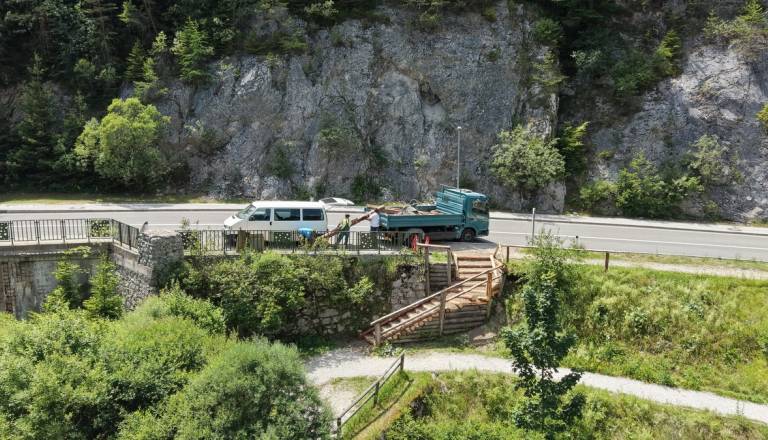 V Kranjski Gori poteka gradbeni val: obnavljajo ceste, vodovod in javne površine