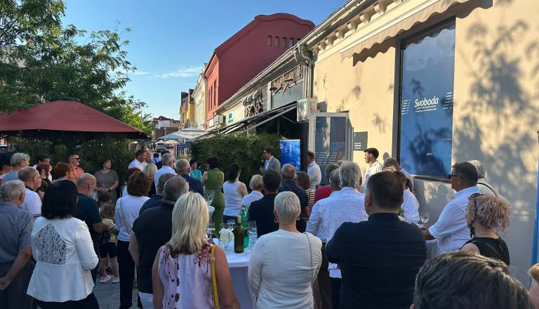 FOTO: V Murski Soboti odprli poslansko pisarno poslanca Mateja Graha