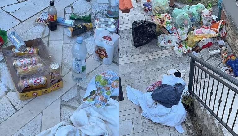 Zgrožena Hrvatica pokazala, kakšen nered so v vili pustili turisti: »Bilo je tako ogabno«