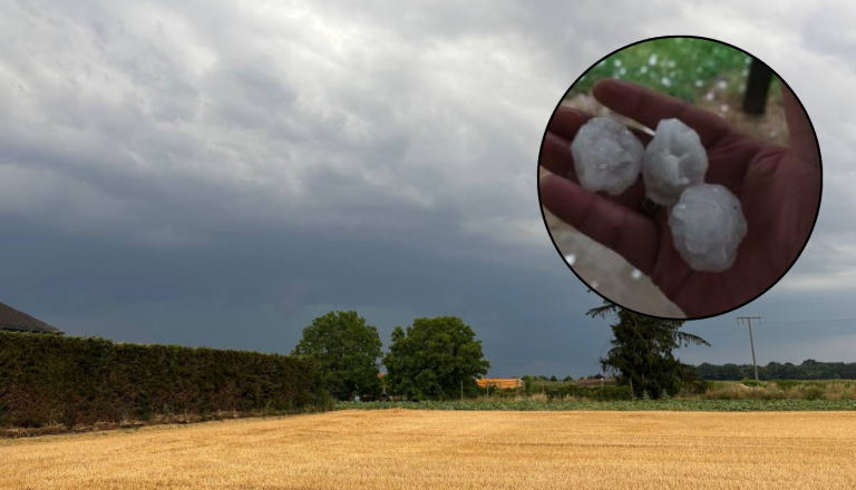 FOTO in VIDEO: Vremenoslovci so imeli prav, nevihte prinesle tudi točo