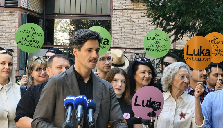 (Ne)pričakovano: Luka Mesec ob boku Zoranu Jankoviću. Kandidiral bo za župana Ljubljane